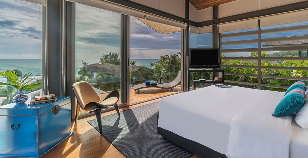 Villa Roxo - Bedroom and sea view